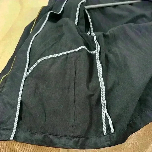 Talbots Black Jacket Zipper & Snaps 2 Zip Pockets Size M - Picture 13 of 15